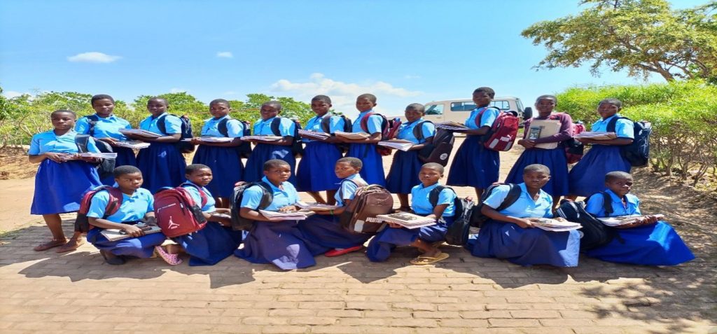 Students at Neno CDSS after receiving their uniforms, exercise books and school bags Students At Neno CDSS After Receiving Their Uniforms Exercise Books And School Bags 1024x477